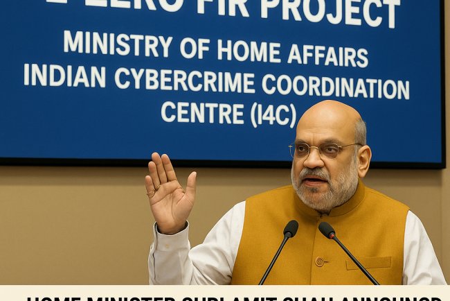 e-Zero FIR Launched by Home Minister Amit Shah to Accelerate Action Against Cybercriminals