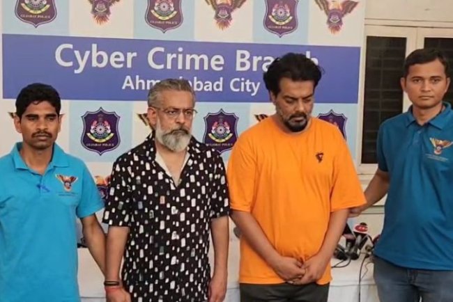 Two people are arrested for a major VoIP scam as the Ahmedabad cybercrime division cracks a Chinese cyber fraud syndicate.