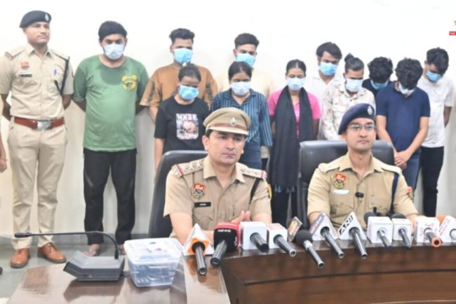 Delhi-Based Cyber Fraud Call Center Busted by Palwal Police; 11 Arrested in ₹40 Lakh Scam