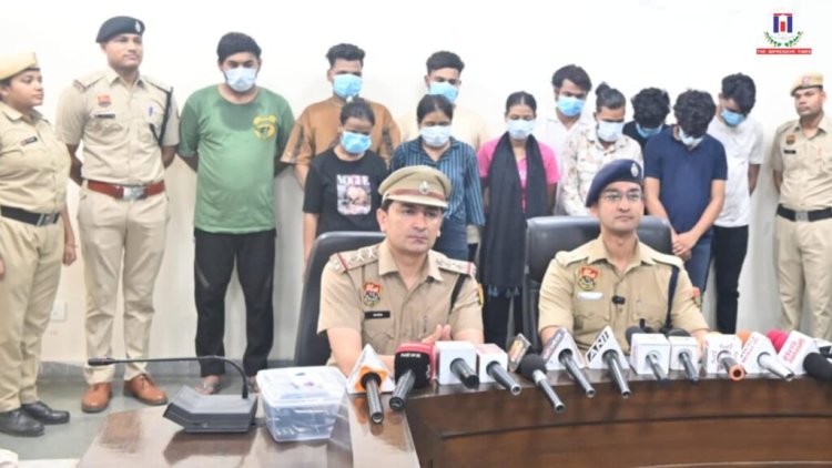 Delhi-Based Cyber Fraud Call Center Busted by Palwal Police; 11 Arrested in ₹40 Lakh Scam