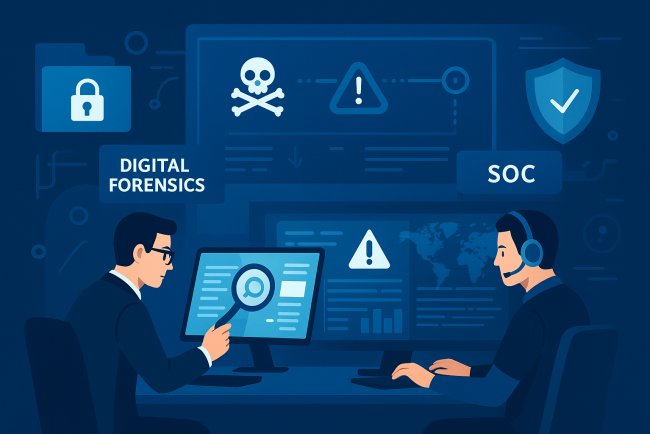 Integration of Digital Forensics and Security Operations Center (SOC) in Investigations