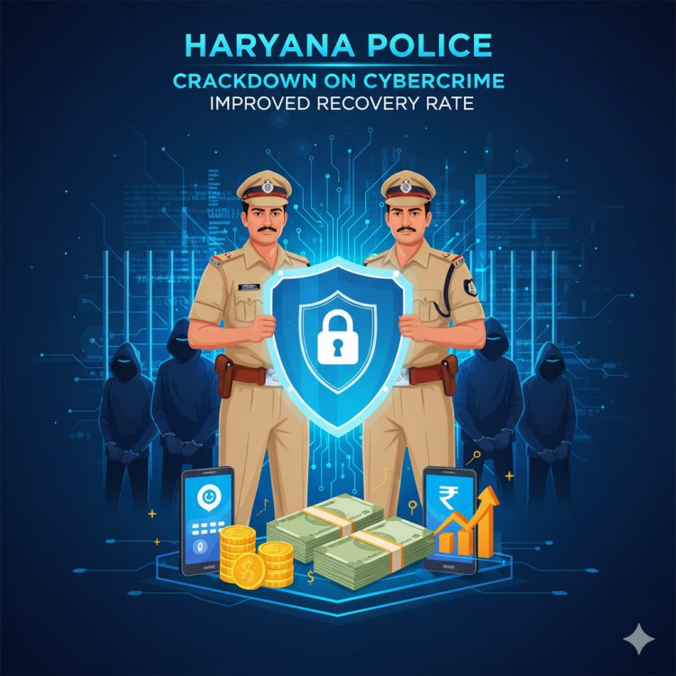 Haryana Police Boost Cybercrime Recovery to 46%, Average 22 Daily Arrests Reported