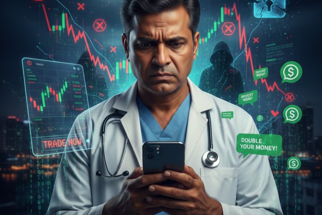 Navi Mumbai: Doctor Duped of ₹20.95 Lakh in Fake Share Market Investment Cyber Scam