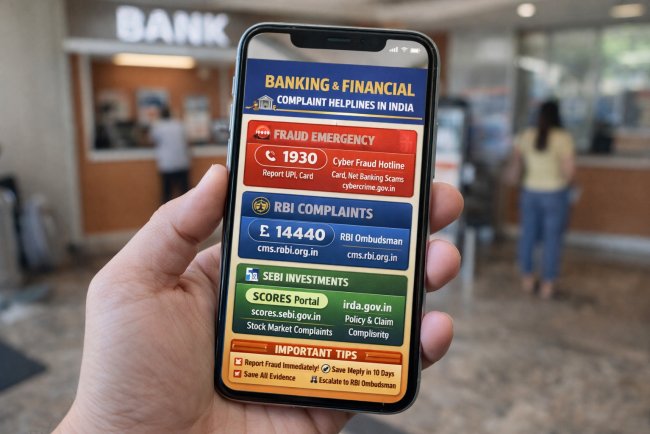 Banking & Financial Complaint Helplines