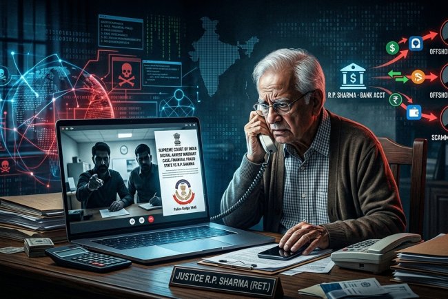 Retired Judge Duped in Digital Arrest Scam, Loses ₹1.66 Crore to Cyber Fraudsters in Hyderabad
