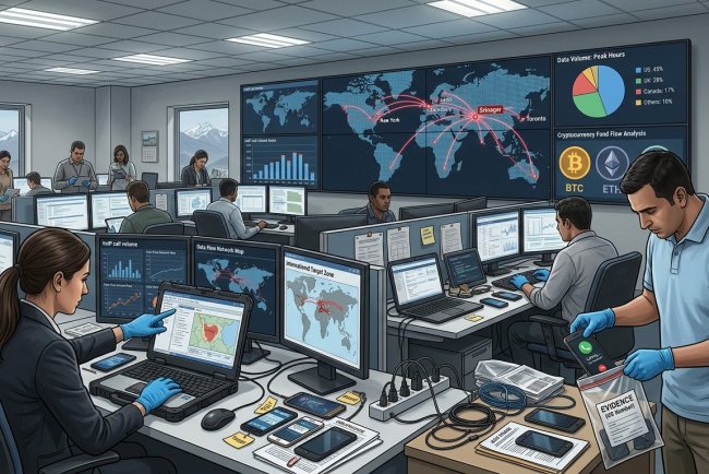 International Cyber Fraud Racket Busted in Srinagar; Seven Arrested in Major Operation