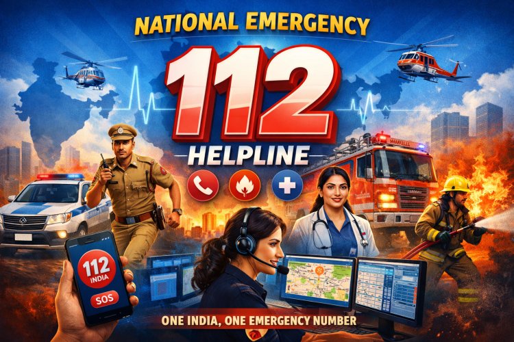 National Emergency Helpline: 112 (India)