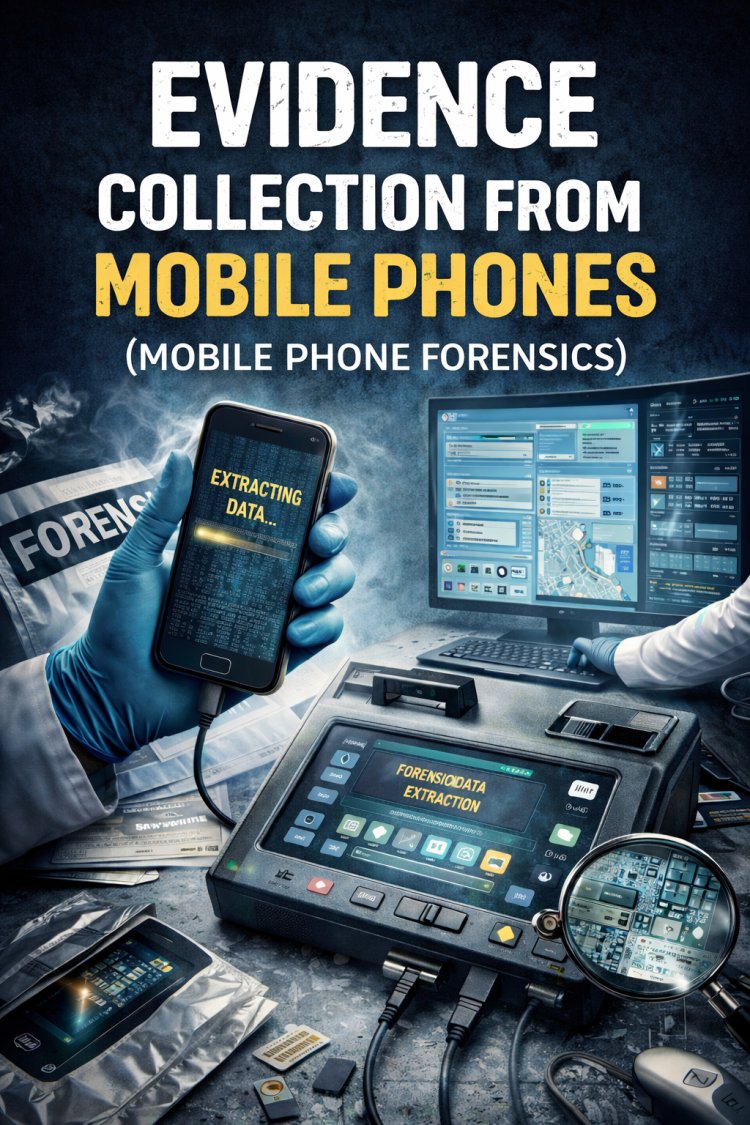 Evidence Collection from Mobile Phones (Mobile  Forensics)