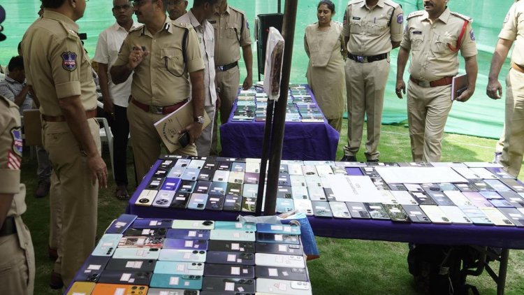 Cyberabad Police Recover 1,016 Lost Mobile Phones Worth ₹3.04 Crore Using CEIR Portal