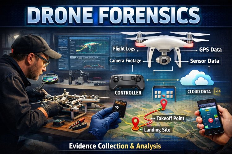 Drone Forensics: Tracking the Digital Flight Path