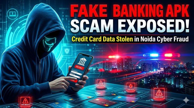 Noida Cyber Fraud Case: Fake Banking APK Scam Used to Steal Credit Card Data