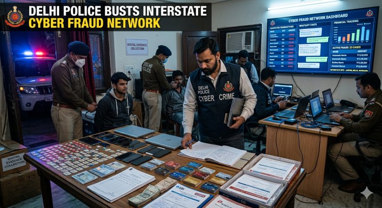 Delhi Police Busts Interstate Cyber Fraud Network Supplying Bank Account Kits and SIM Cards