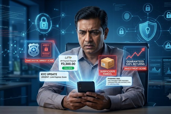Cyber Frauds in India: How Criminals Use Fear, Trust and Urgency to Scam Victims