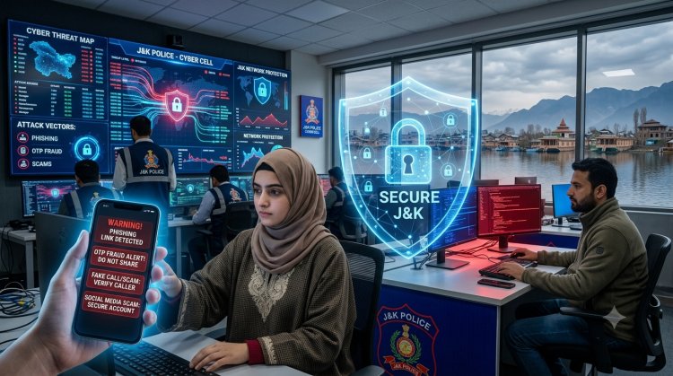 Jammu & Kashmir Cyber Crime Department Issues Advisory Amid Rising Online Fraud and Digital Scams