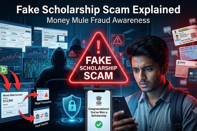 Fake Scholarship Scam Explained | Jammu & Kashmir Police Cyber Advisory | Money Mule Fraud Awareness