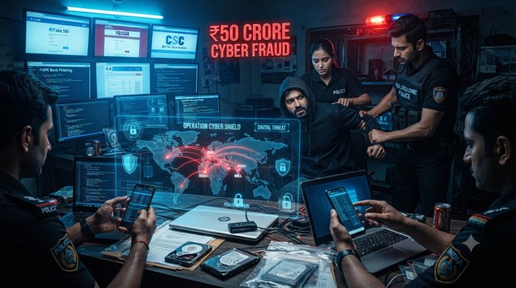 Agra Cyber Police Bust ₹50 Crore Cyber Fraud Syndicate, Two Arrested