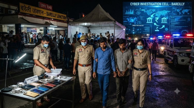 Bareilly Police Arrest Two Jharkhand Gang Members in Mobile Theft-Cyber Fraud Racket, 12 Stolen Phones Recovered