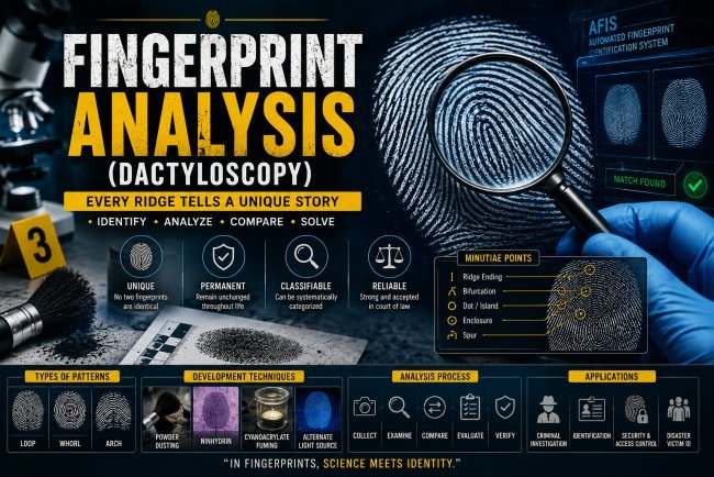 Fingerprint Analysis (Dactyloscopy)